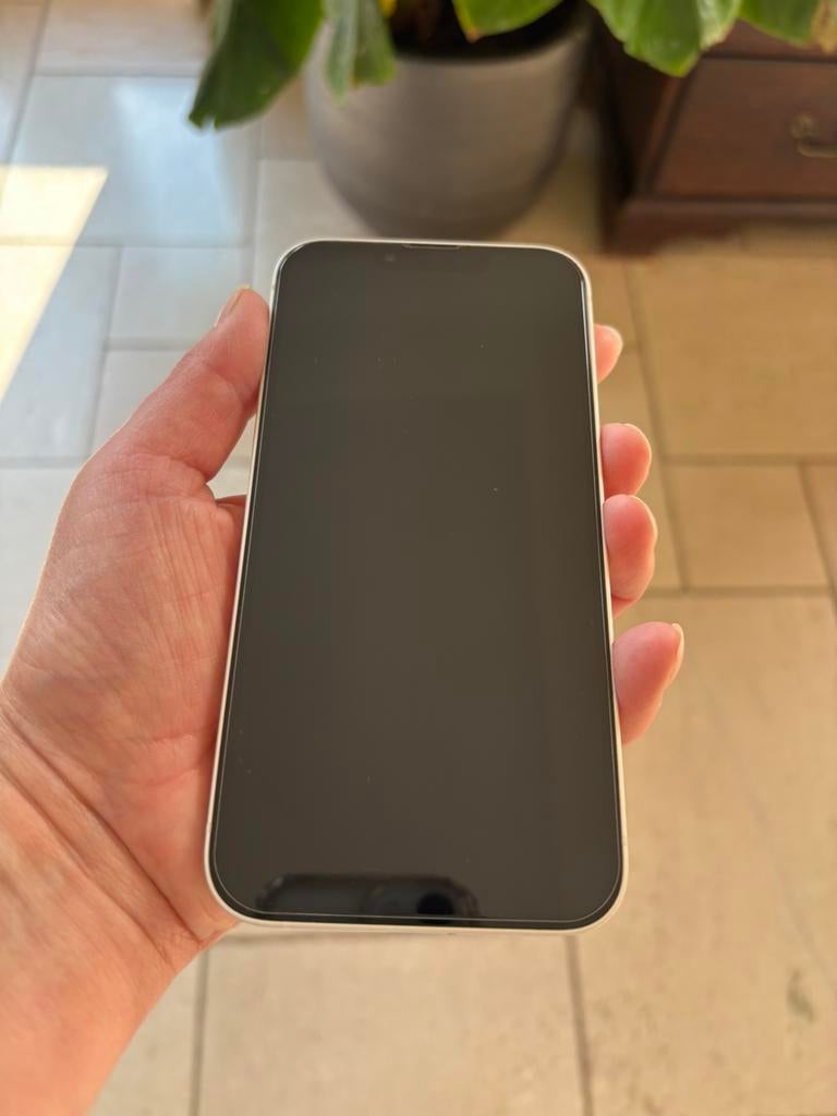 iPhone 13 wit - 128 GB - batterij 74%, Ophalen, 128 GB, Wit, IPhone 13
