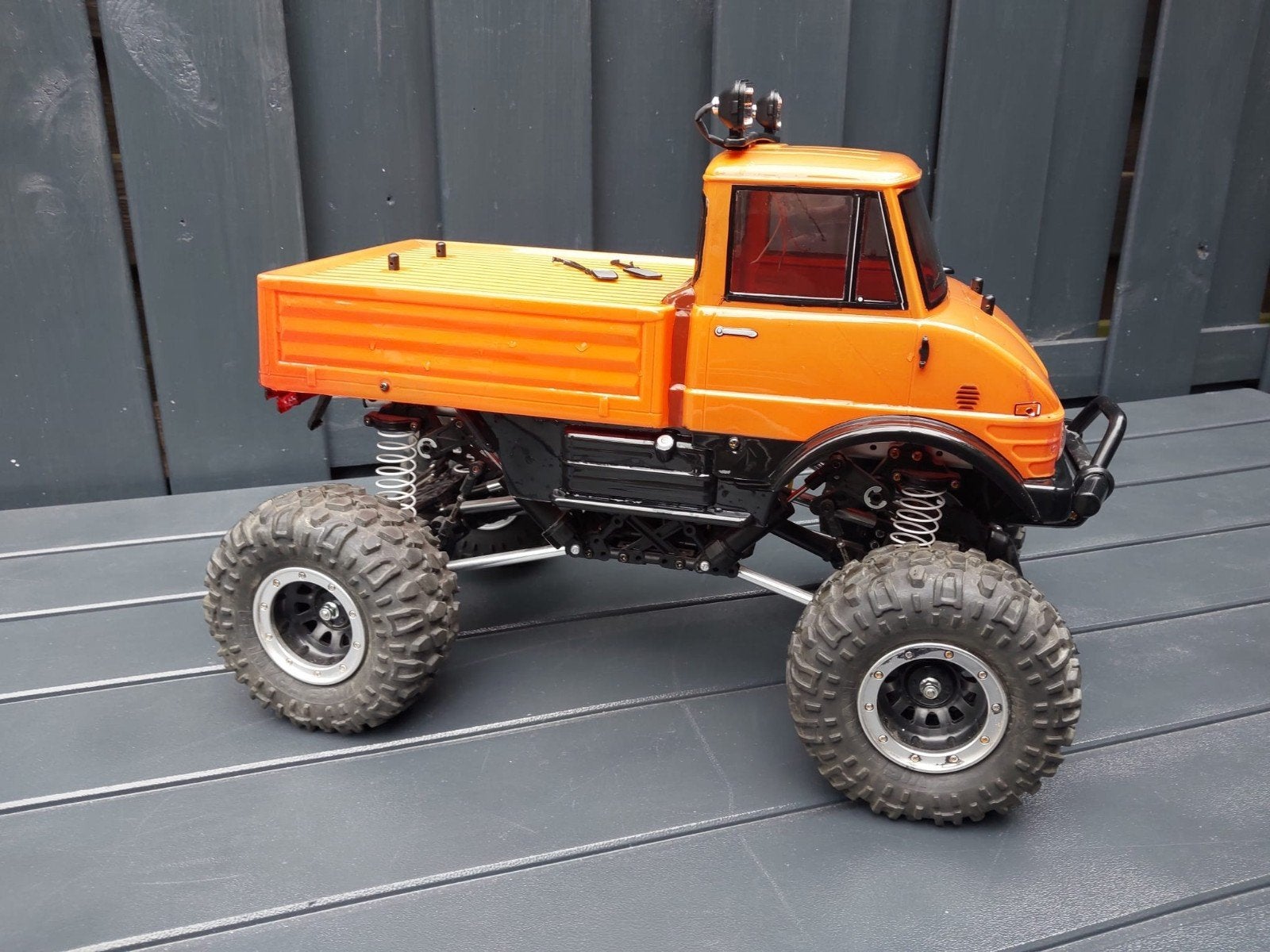 Tamiya CR-01 CR01 58414 Mercedes-Benz Unimog 406 4x4 Crawler, Hobby en Vrije tijd, Modelbouw | Radiografisch | Auto's, Ophalen of Verzenden