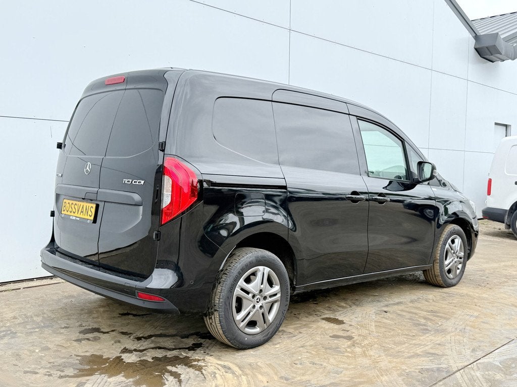 Mercedes-Benz Citan 110 CDI Automaat L1 Airco Carplay Cruise, Auto's, Stof, Gebruikt, Zwart, Zwart