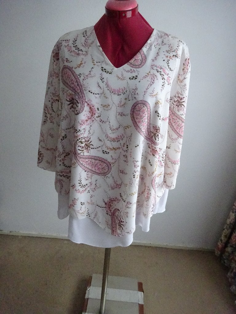 Magna tuniek-blouse mt 46, Blouse of Tuniek, Meerkleurig, Verzenden, Magna