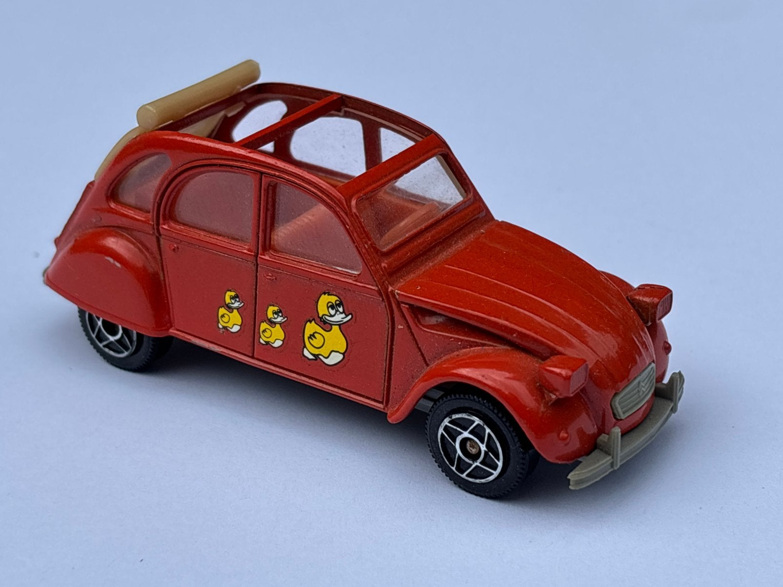 Dinky Toys 500 CITROEN 2CV Eend met eenden decals 1401*MOOI, Ophalen of Verzenden, Zo goed als nieuw, Auto, Dinky Toys