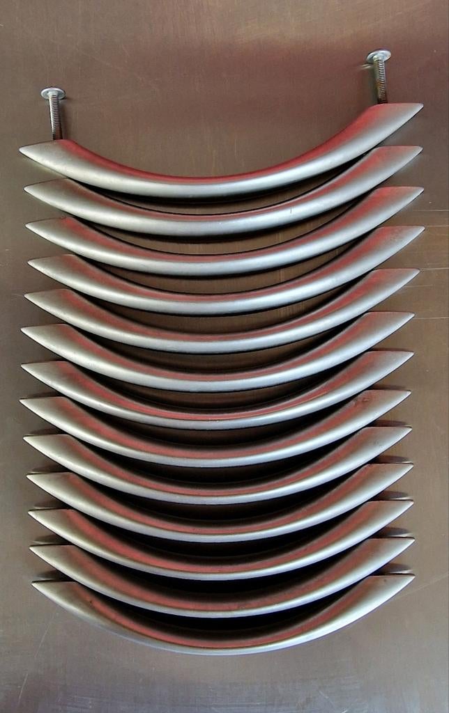 Handgrepen 13 cm keukenkasten grijs metaal NOG  11 STUKS!, Huis en Inrichting, Keuken | Keukenelementen, Minder dan 50 cm, Ophalen of Verzenden