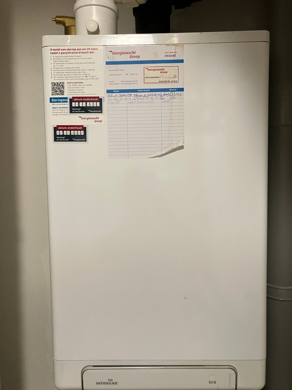 Intergas HRE CV-ketel - Goed onderhouden, Ophalen, Gebruikt, Hoog rendement (Hr), Cv-ketel of Combi-ketel