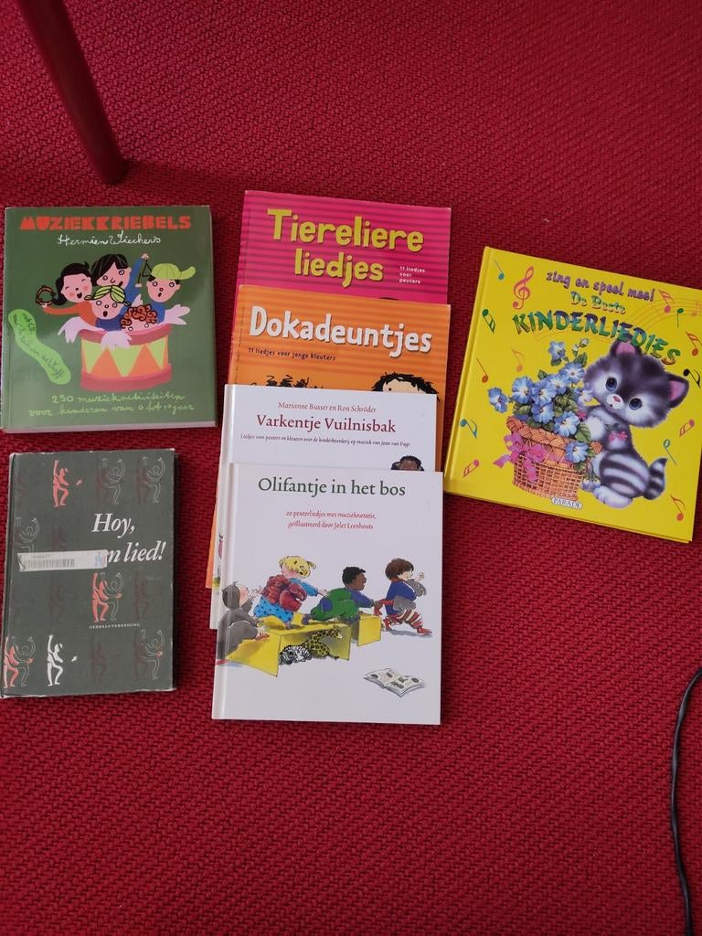 Kinderliedjesboeken o.a. Hoi een lied, Ophalen of Verzenden, Zo goed als nieuw, Non-fictie