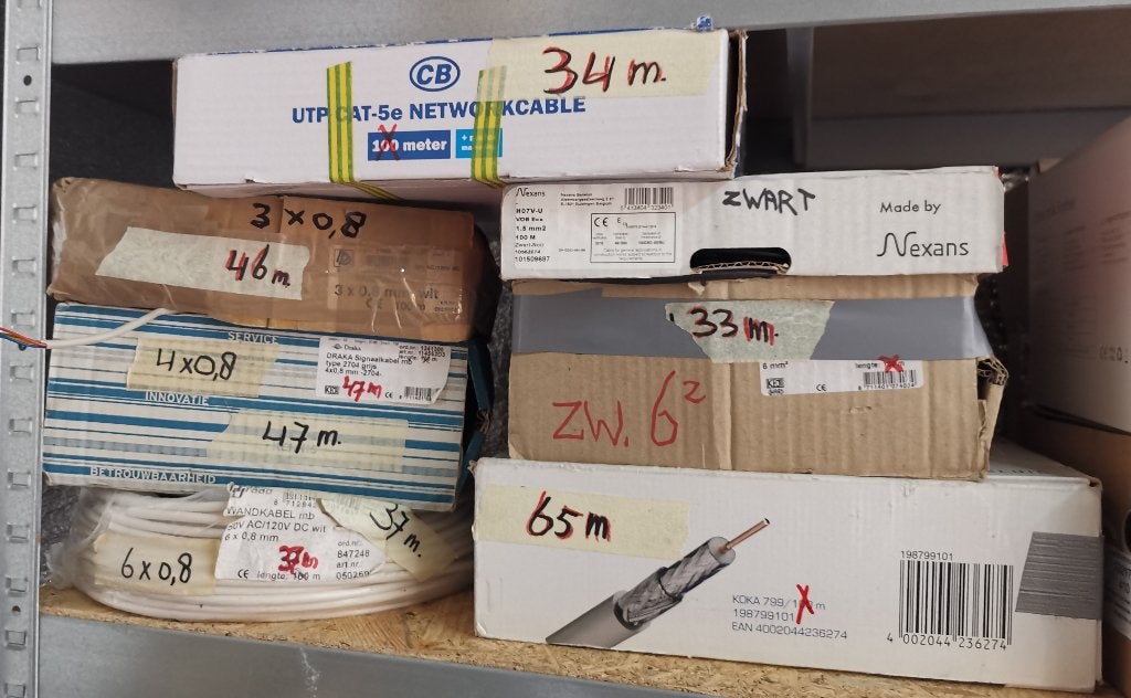 Signaalkabel, COAXkabel, VD1,5mmq, VD6mmq, Ophalen, Zo goed als nieuw, Kabel of Snoer