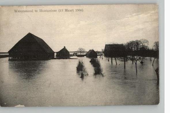 Hontenisse Watersnood 1906 st IERSEKE 1906 TOPPER