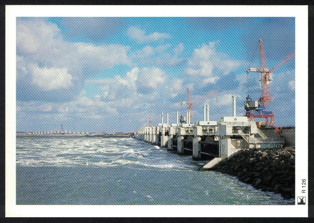 Voltooiing Deltawerken Stormvloedkering Oosterschelde. 1986., Ophalen of Verzenden, 1980 tot heden, Ongelopen, Zeeland