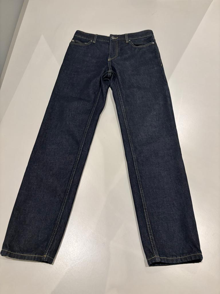 New state TOTEME low tapered jeans dark blue 24/30, Kleding | Dames, Ophalen of Verzenden, Nieuw, Blauw, W27 (confectie 34) of kleiner