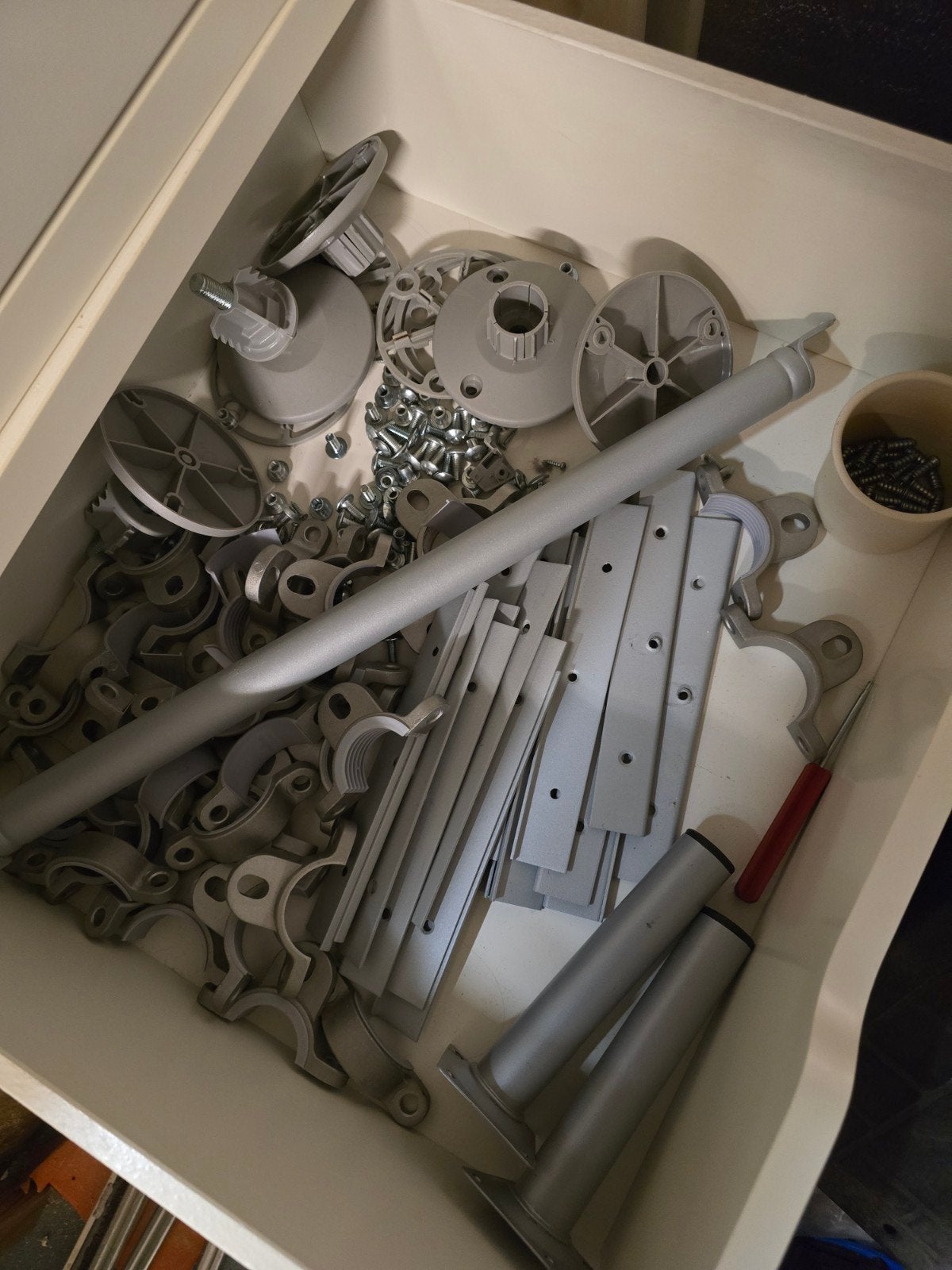 IKEA Stolmen onderdelen en 3 lange palen, Ophalen of Verzenden, Gebruikt