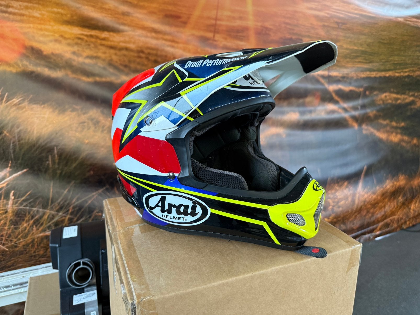 Helm ARAI MX - V  EVO crosshelm, Ophalen, Tweedehands, Offroadhelm, Arai
