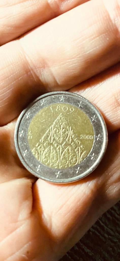 munt:  2,- €  FINLAND  ‘200jr FINSE AUTONOMIE’, Ophalen of Verzenden, Finland, 2 euro, Losse munt
