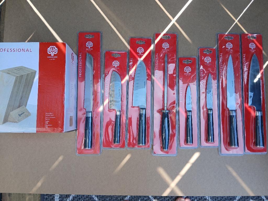 Messenset Schulte-Ufer met messenblok, Huis en Inrichting, Keuken | Keukenbenodigdheden, Verzenden, Nieuw, Overige merken