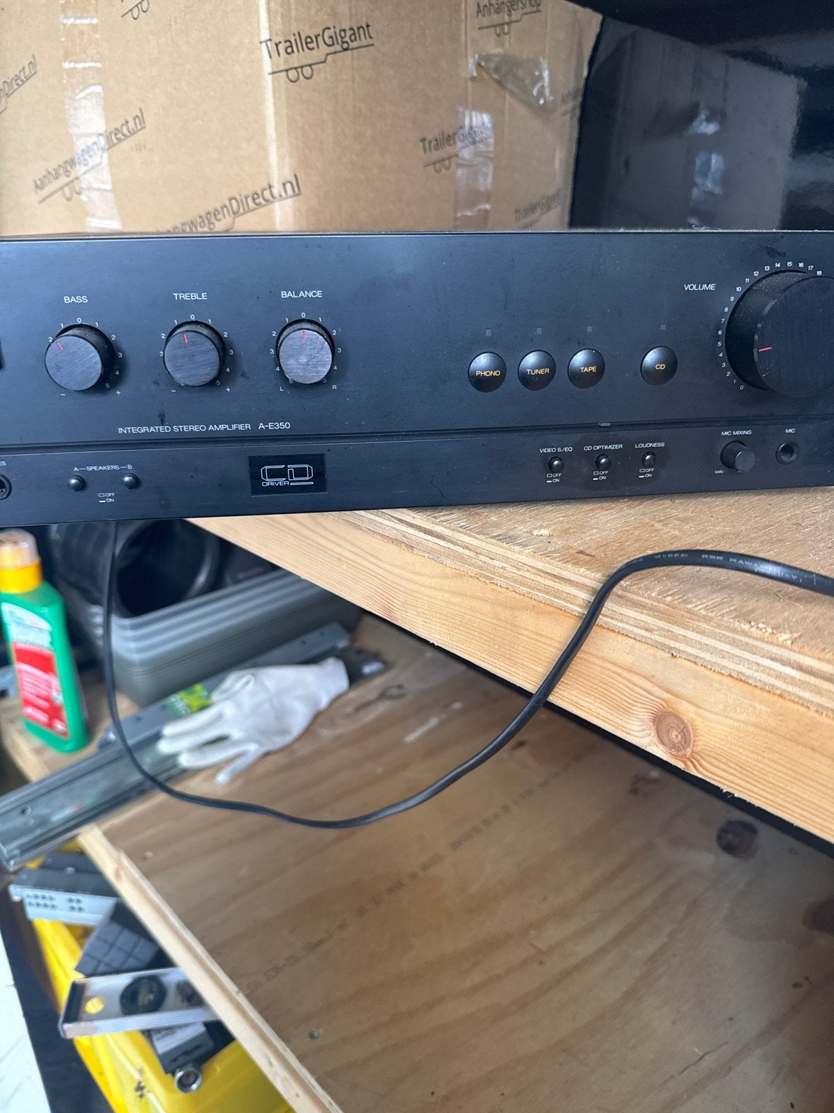 Sansui A-E350 versterker met phono ingang, Gebruikt, Ophalen, Overige merken, Minder dan 60 watt