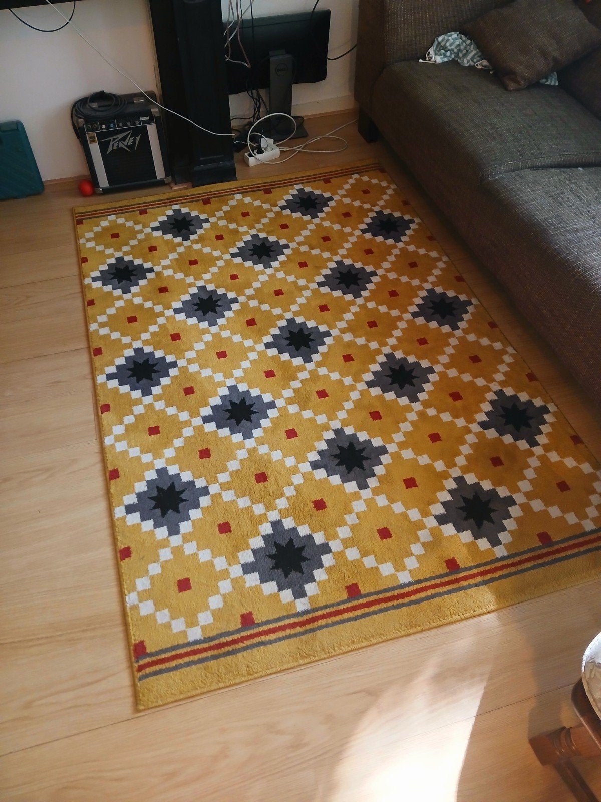 vloerkleed 130x190cm, Ophalen, 100 tot 150 cm, Blauw, Zo goed als nieuw