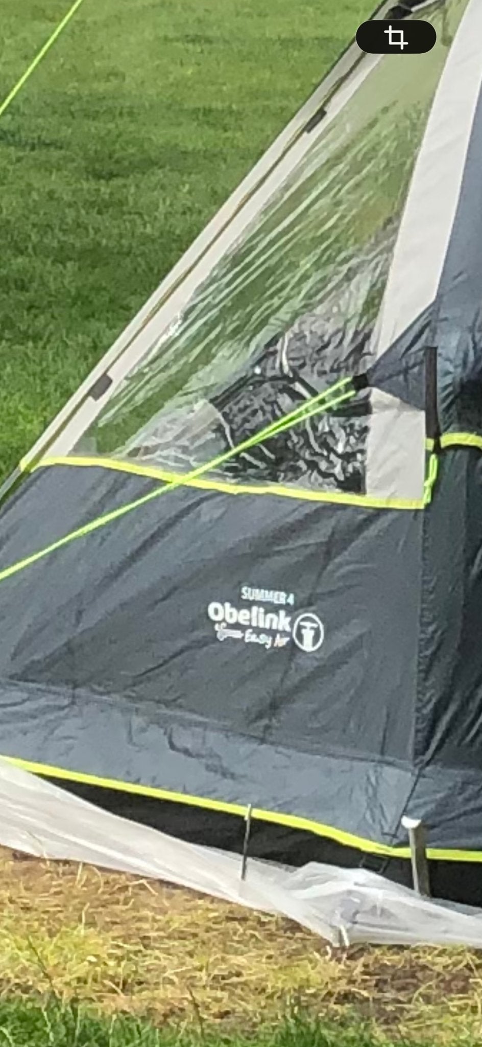 Obelink Summer 4 Easy Air - Compacte 4-persoons tunneltent, Caravans en Kamperen, Tenten, Ophalen of Verzenden, Gebruikt, Tot en met 4