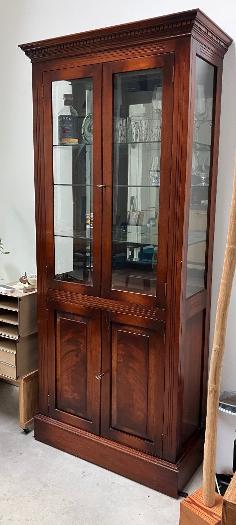 Vitrine kast, Huis en Inrichting, Ophalen, 50 tot 100 cm, 150 tot 200 cm, 25 tot 50 cm