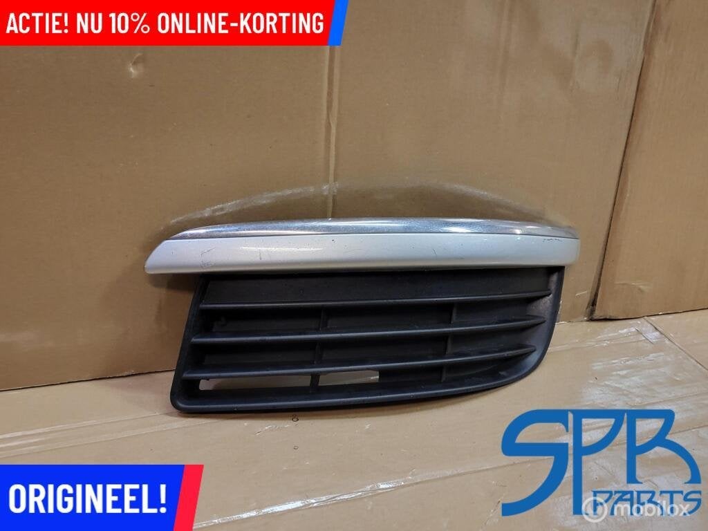 BUMPERROOSTER LINKSVOOR LA7W GOLF 5 V VARIANT JETTA 5 GRILLE, Gebruikt, VOLKSWAGEN, Volkswagen, Ophalen of Verzenden