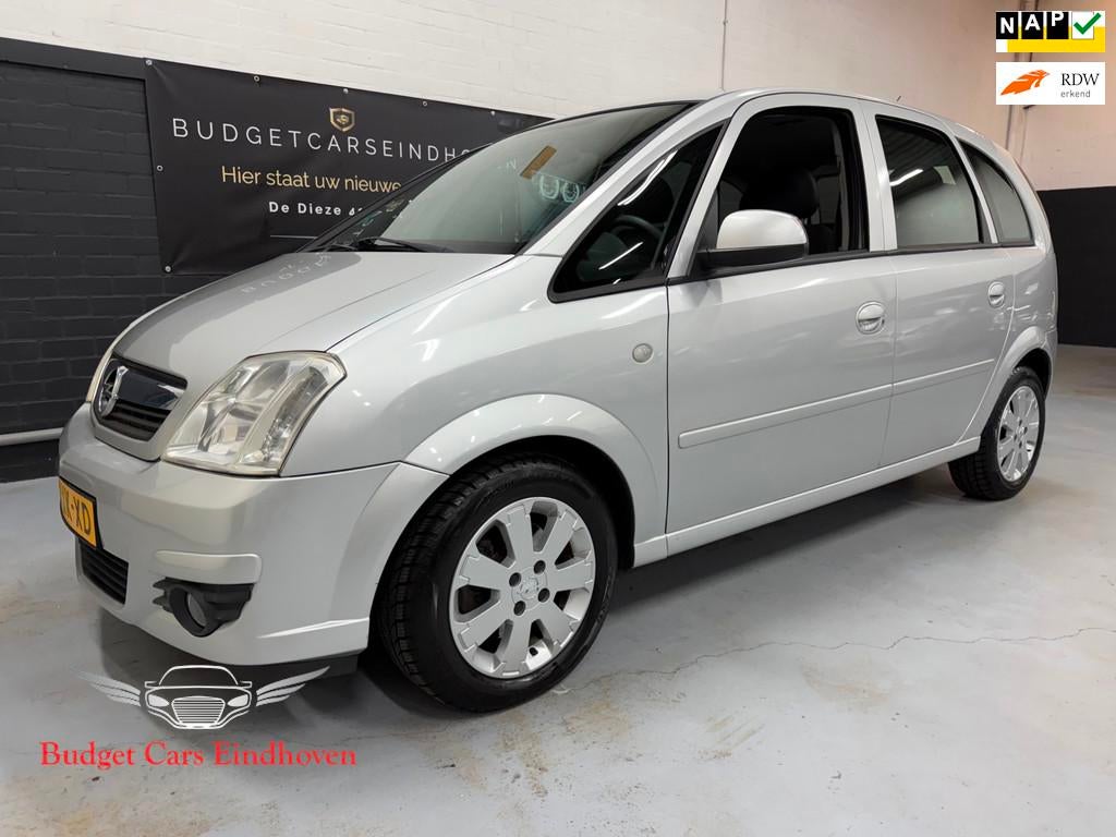Opel Meriva 1.6-16V Temptation Nap/Airco/APK 18-05-2027!, Voorwielaandrijving, Gebruikt, Zwart, 4 cilinders