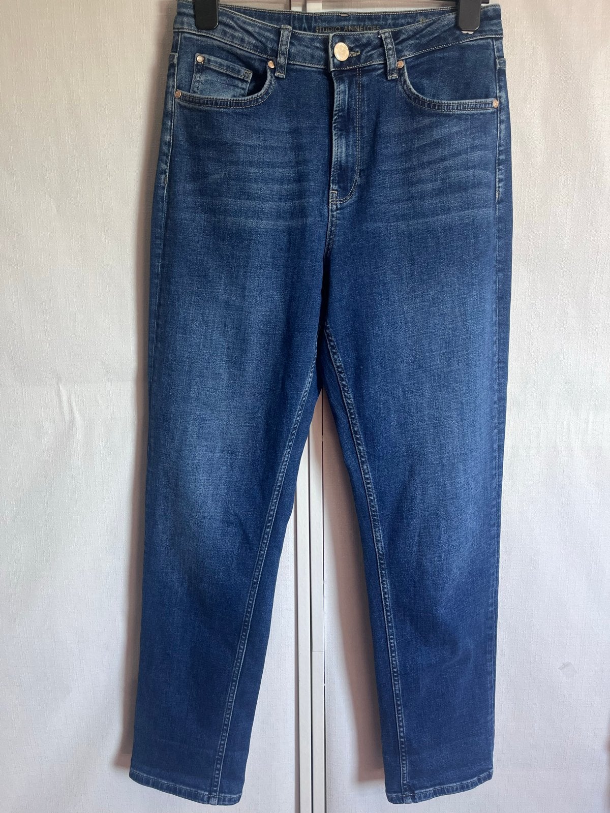 Studio Anneloes Ava denim trousers maat S, Ophalen of Verzenden, Zo goed als nieuw, Blauw, W28 - W29 (confectie 36)