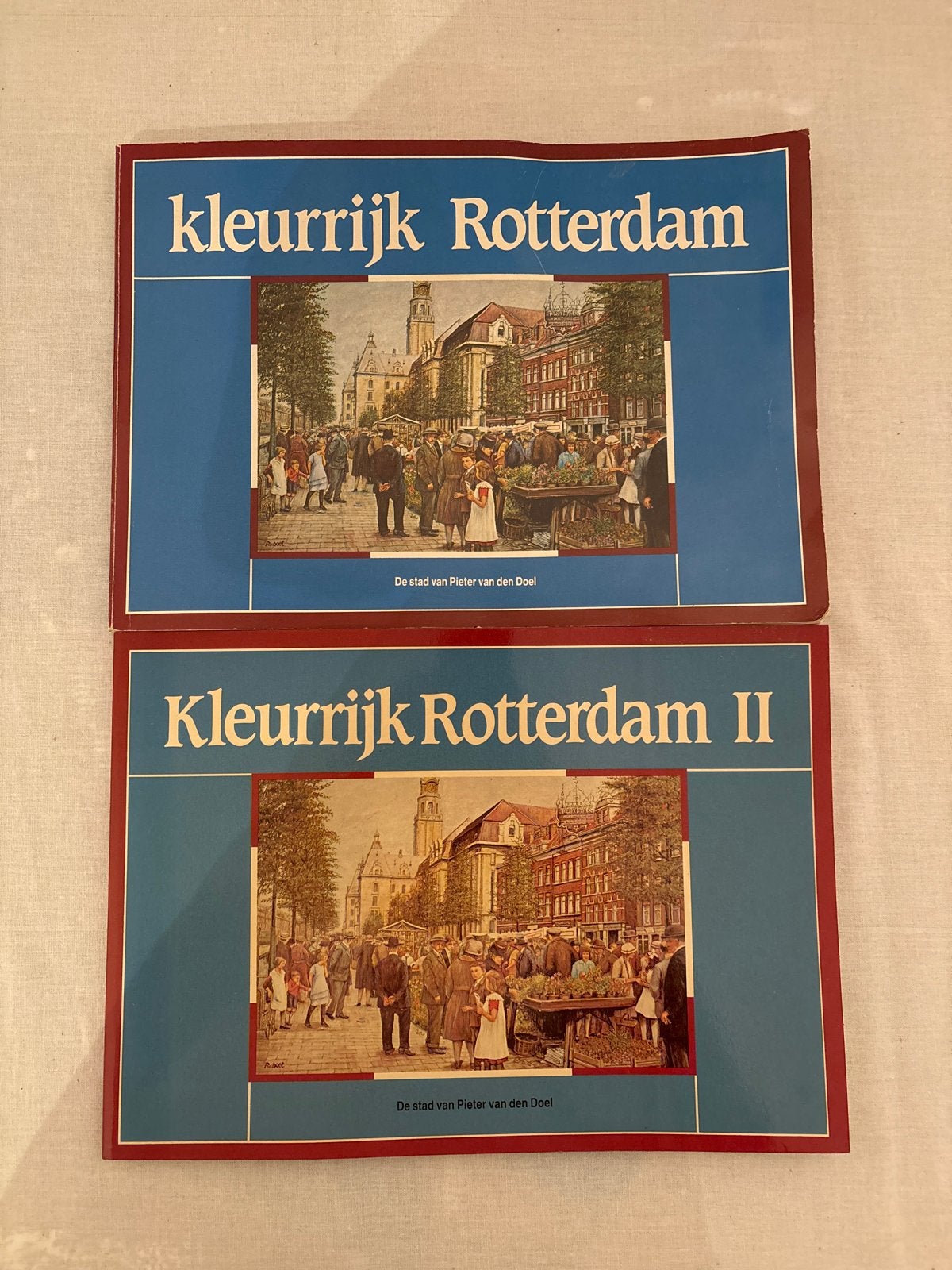 Kleurrijk Rotterdam I & II - Pieter van den Doel, Ophalen of Verzenden, 20e eeuw of later, Gelezen