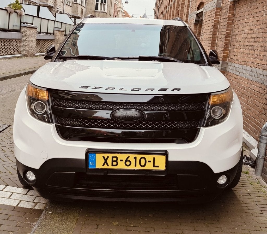 Ford Explorer 3.5 V6 • 2013 • 296 PK • Wit • Full Option, Auto's, Automaat, Euro 5, 2268 kg, Beige
