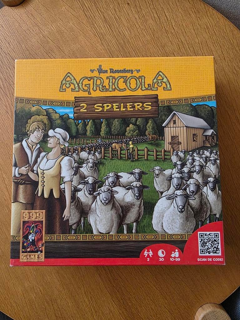 Agricola 2 Spelers - Compact Bordspel voor Twee, Hobby en Vrije tijd, Gezelschapsspellen | Bordspellen, Een of twee spelers, Ophalen of Verzenden