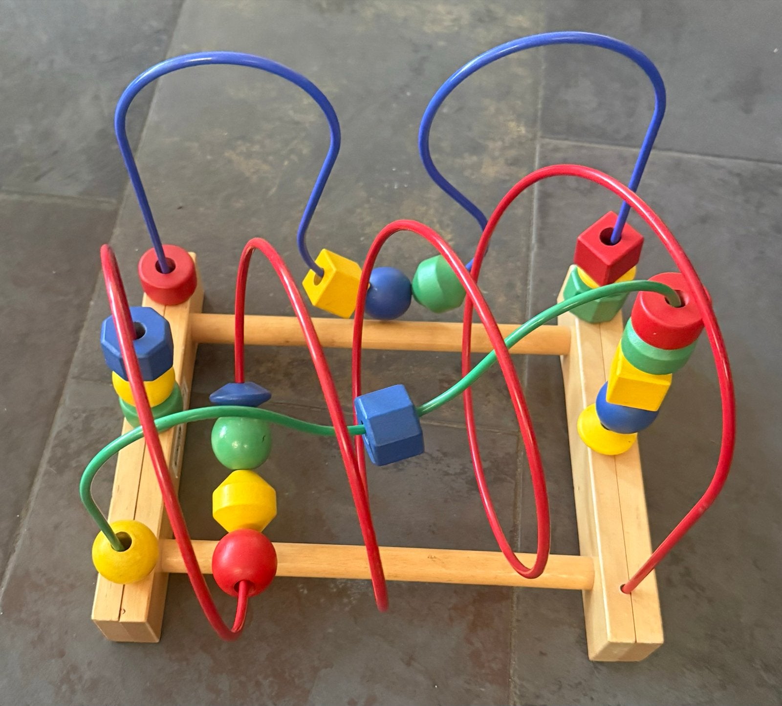 Houten kralenframe - Motorische ontwikkeling, Ophalen, Gebruikt, Overige typen
