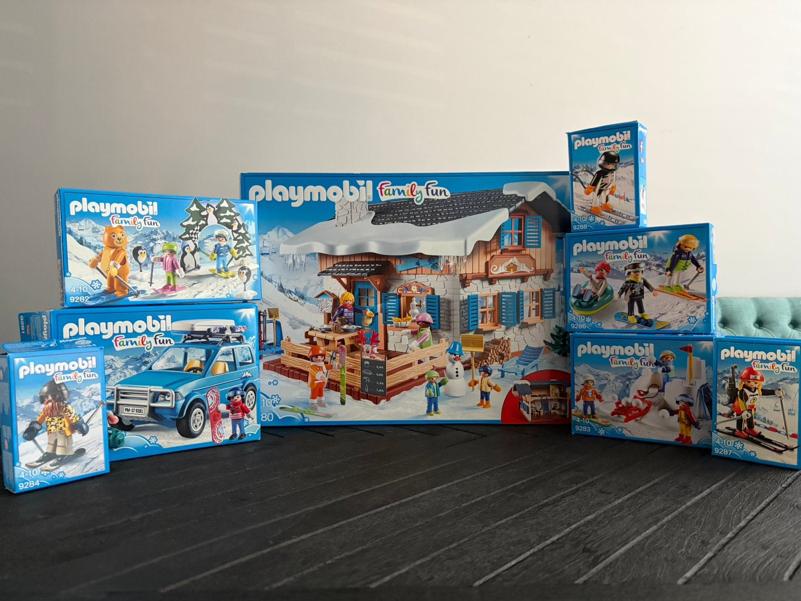 Playmobil Family Fun sneeuwpret, complete set ZGAN!, Ophalen, Zo goed als nieuw