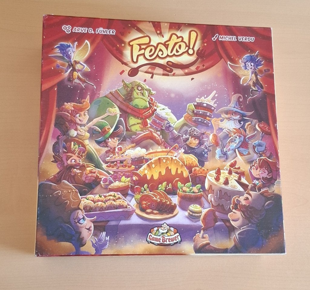 Festo! Bordspel, Onbekend, Ophalen of Verzenden, Zo goed als nieuw, Drie of vier spelers