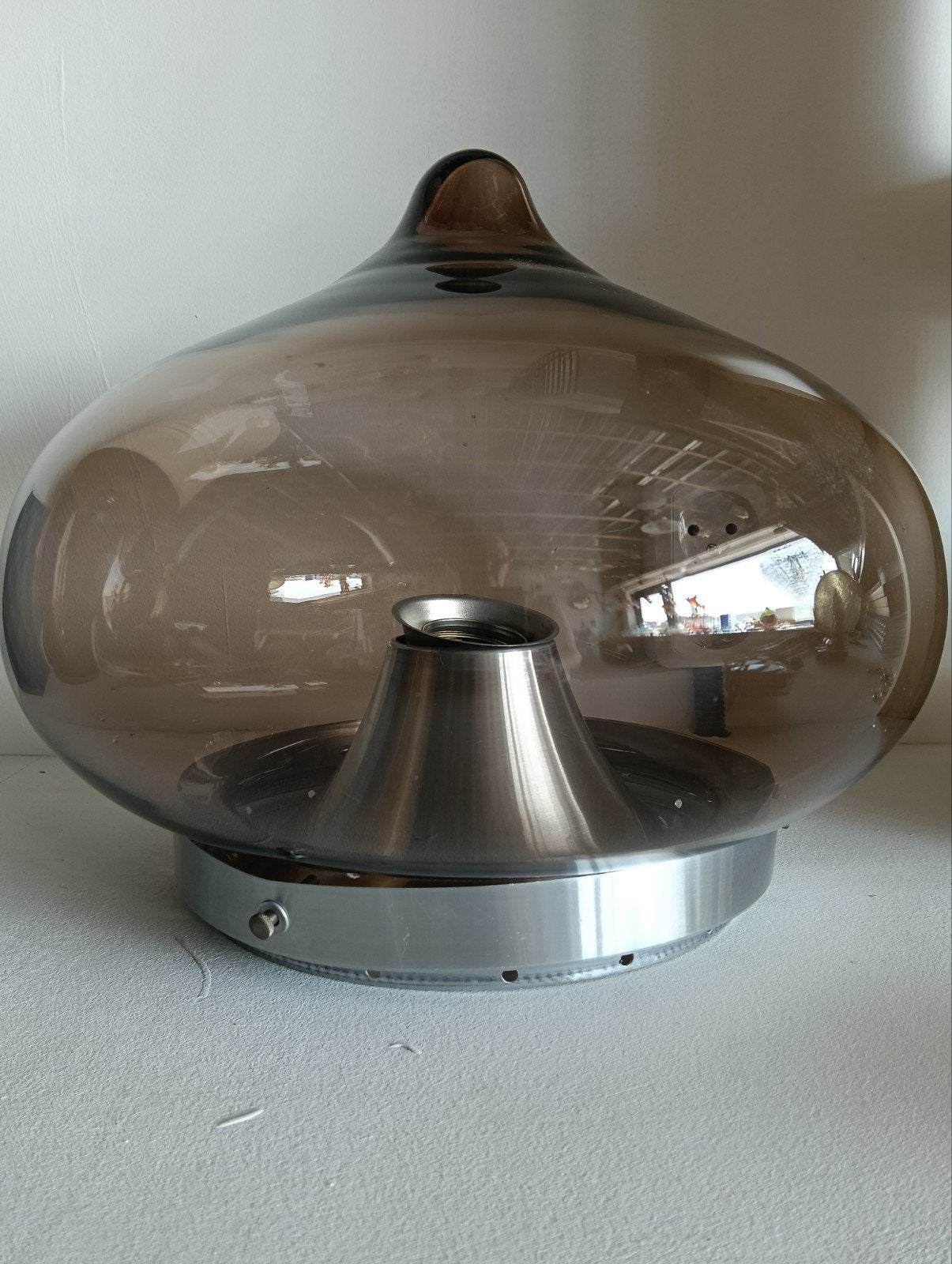 Dijkstra Druppel Lamp - Vintage Design - 30 cm Doorsnede, Overige merken, Gebruikt, Dijkstra Lampen, Onbekend