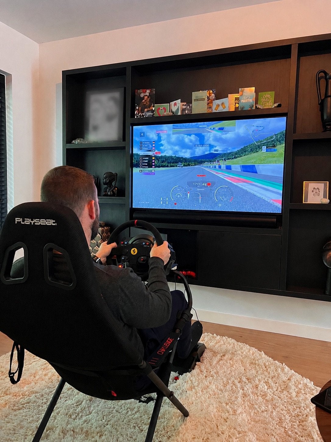 PlaySeat met trustmaster t300 met accessoires, Ophalen, Zo goed als nieuw, Playseat of Racestoel