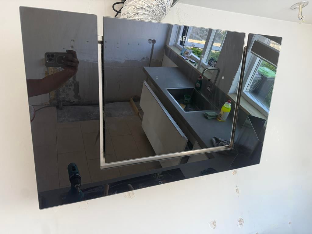 AEG afzuigkap & inbouwvaatwasser, Ophalen, Gebruikt, Wandschouwkap, Motor