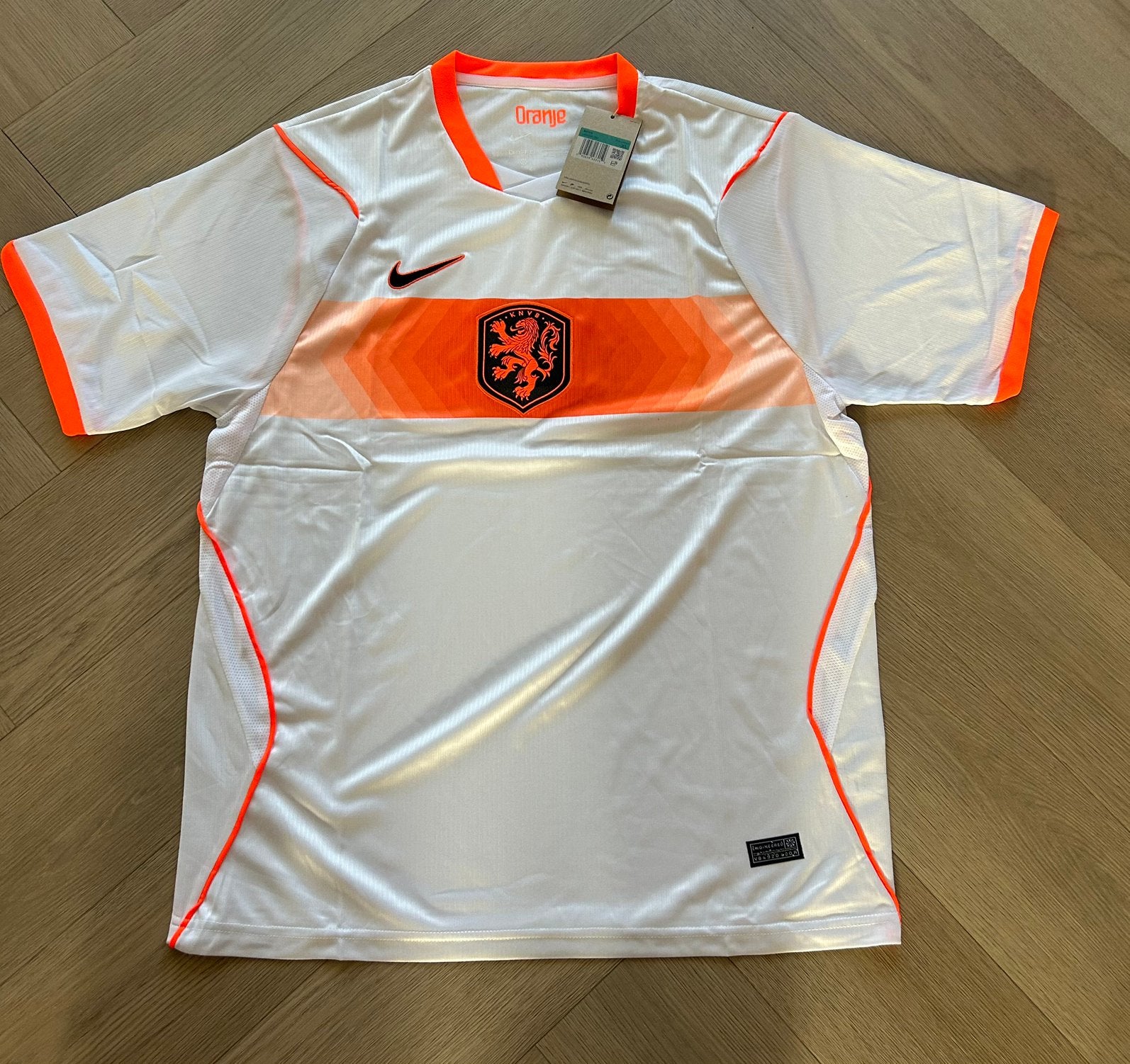 Nederlands elftal wit voetbalshirt wk 2026 maat XXL, Groter dan maat XL, Ophalen of Verzenden, Nieuw, Shirt