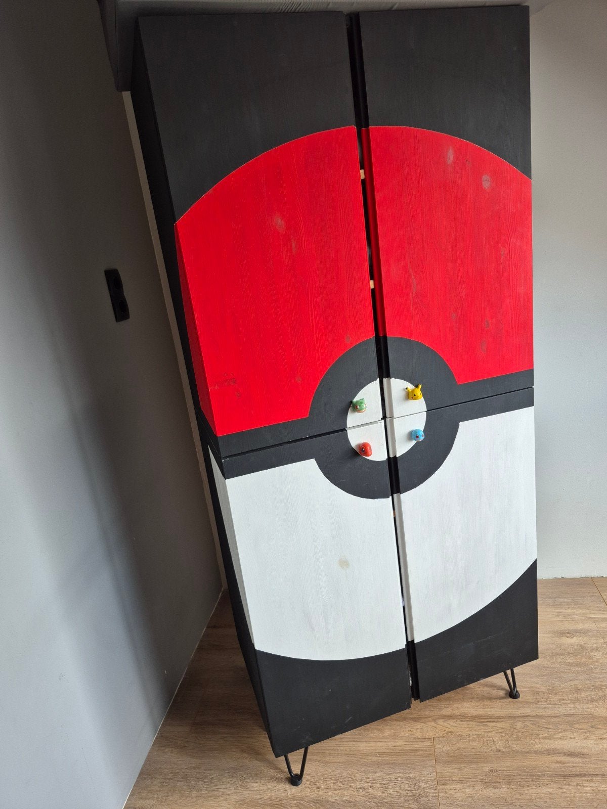 Unieke Pokémon Kast!, Ophalen, Met deur(en), Pokémon, Themakast, Kinderkamer, 50 tot 100 cm