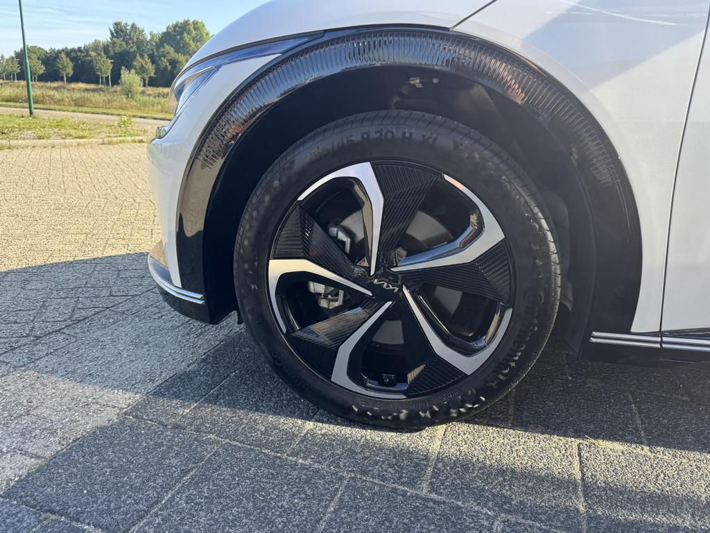 Kia EV6 Edition Advanced 77.4 kWh , Parelmoerwit, 800V, Verw, Auto's, Kia, Automaat, 228 pk, Achterwielaandrijving, Gebruikt