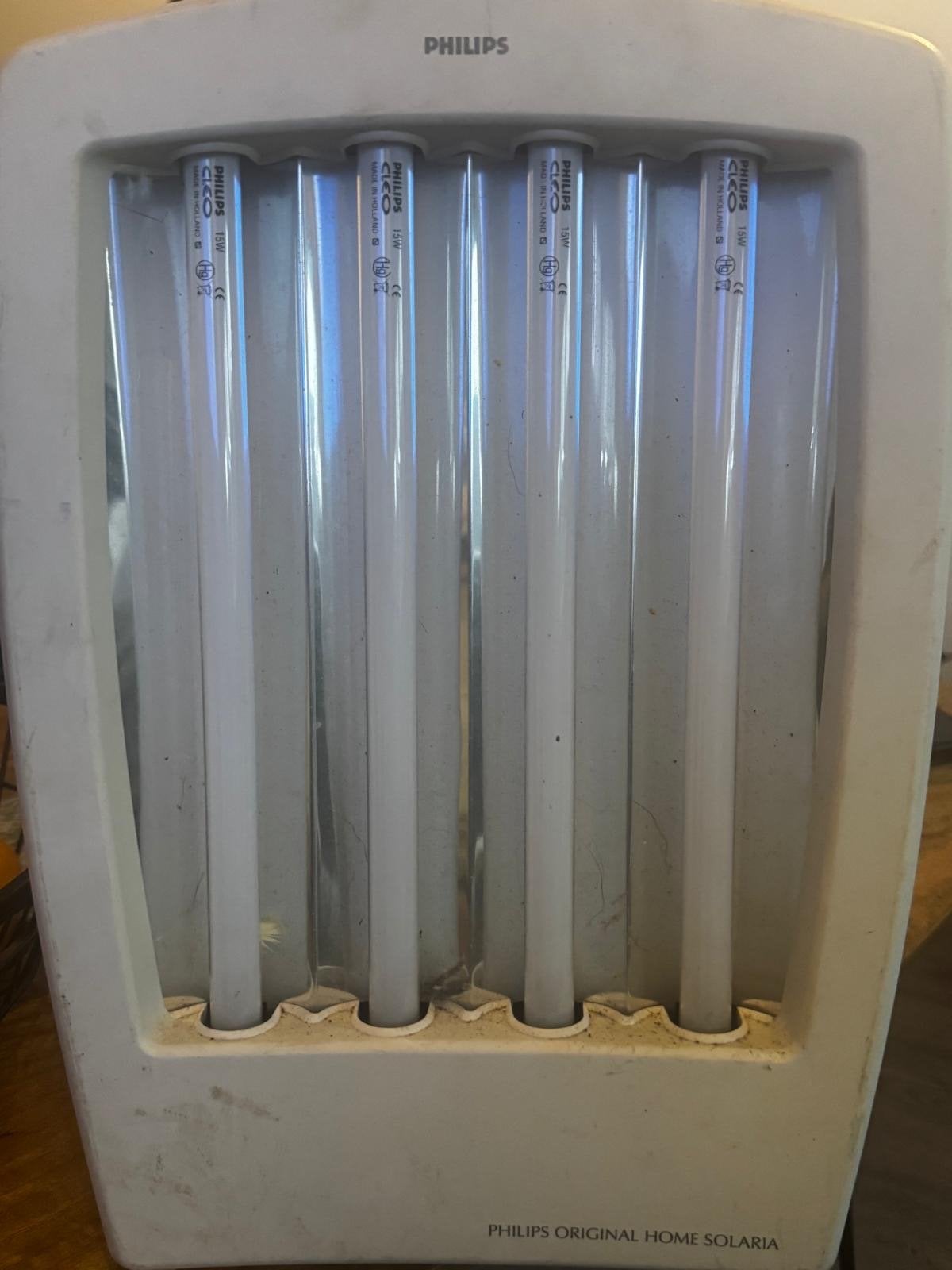 Philips Original Home Solaria Gezichtsbruiner, Ophalen of Verzenden, Gebruikt, Gezichtsbruiner, Minder dan 10 lampen
