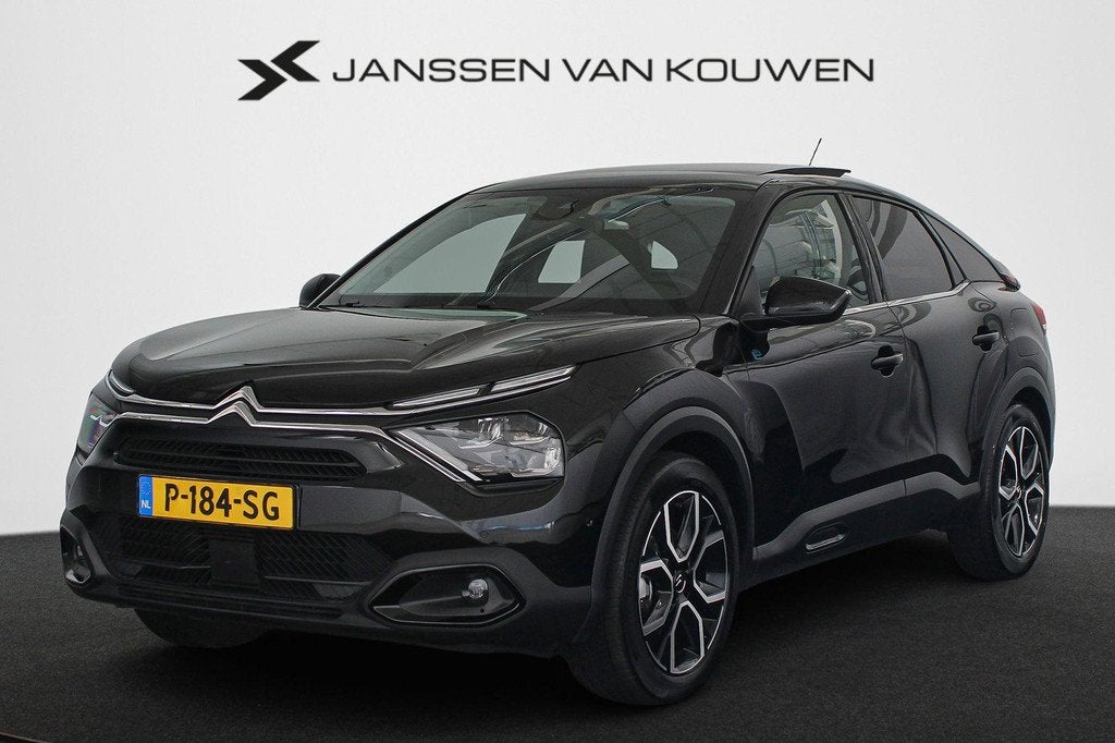 Citroen Ë-C4 Shine 50 kWh Panoramadak Head-Up Keyless Apple, 136 pk, Gebruikt, 357 km, Leder en Stof