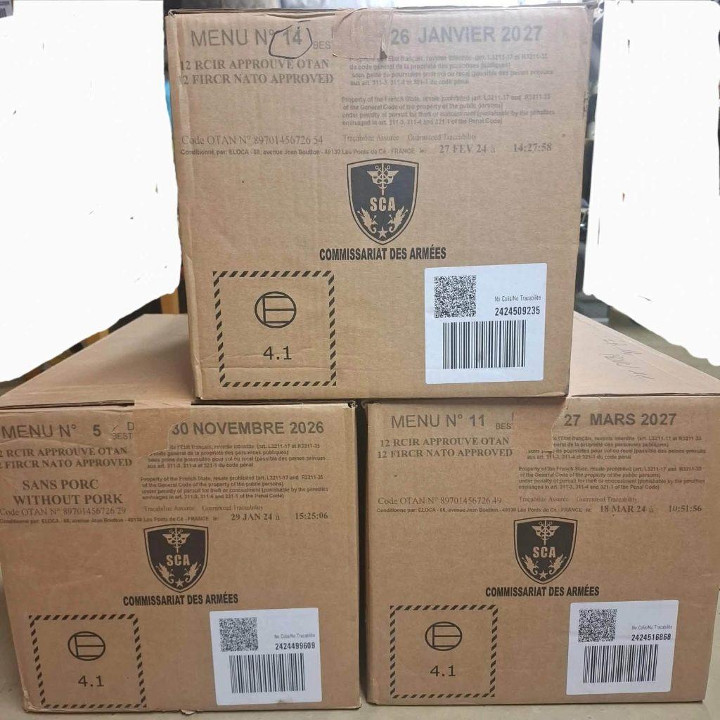 RCIR leger rantsoen Frankrijk 24 uur 10 euro stuk 12 in doos, Ophalen of Verzenden, Nieuw