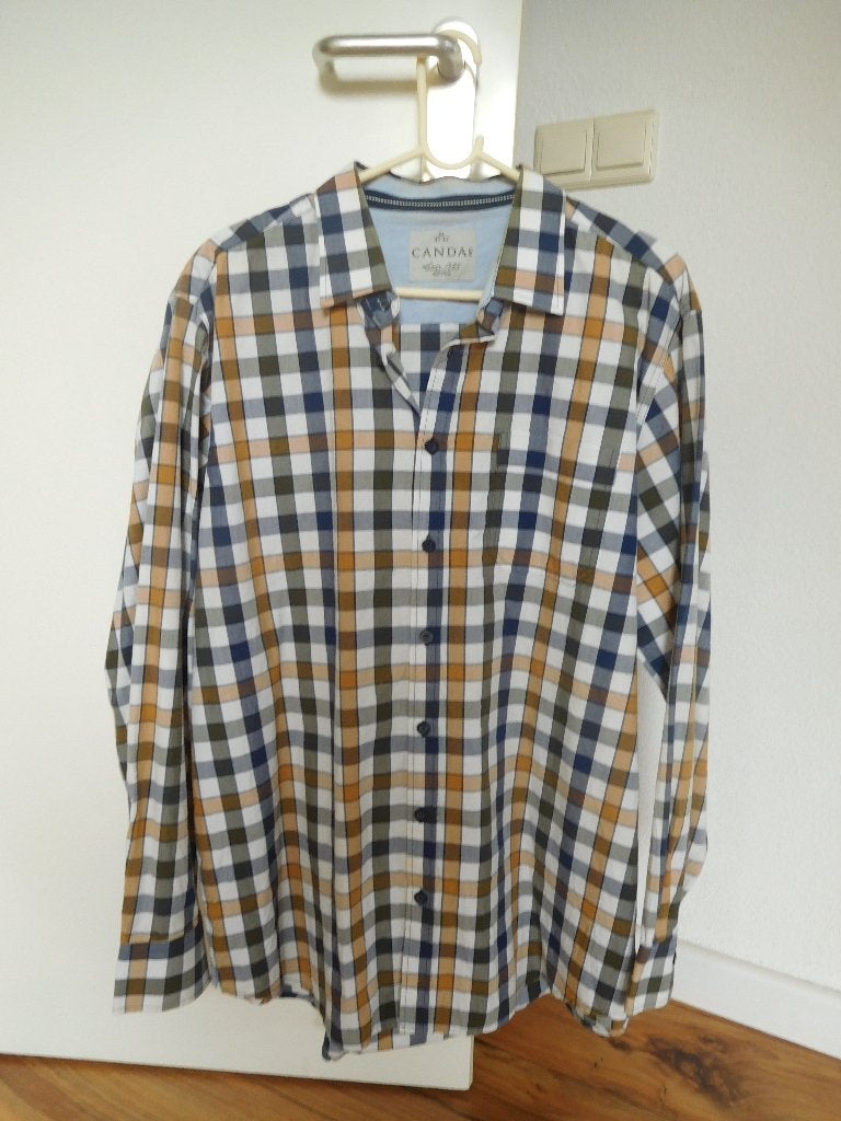 Herenblouse maat XL, Ophalen of Verzenden, Gedragen, Halswijdte 43/44 (XL)