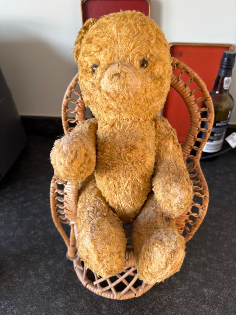 Vintage Teddybeer - Klassiek en Charmant, Verzamelen, Beren en Cherished Teddies, Gebruikt, Ophalen of Verzenden