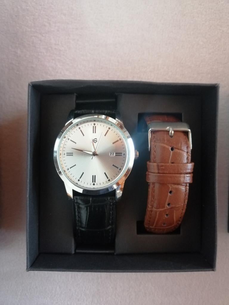 Herenhorloge, Auriol, Ophalen, Nieuw, Leer, Overige merken
