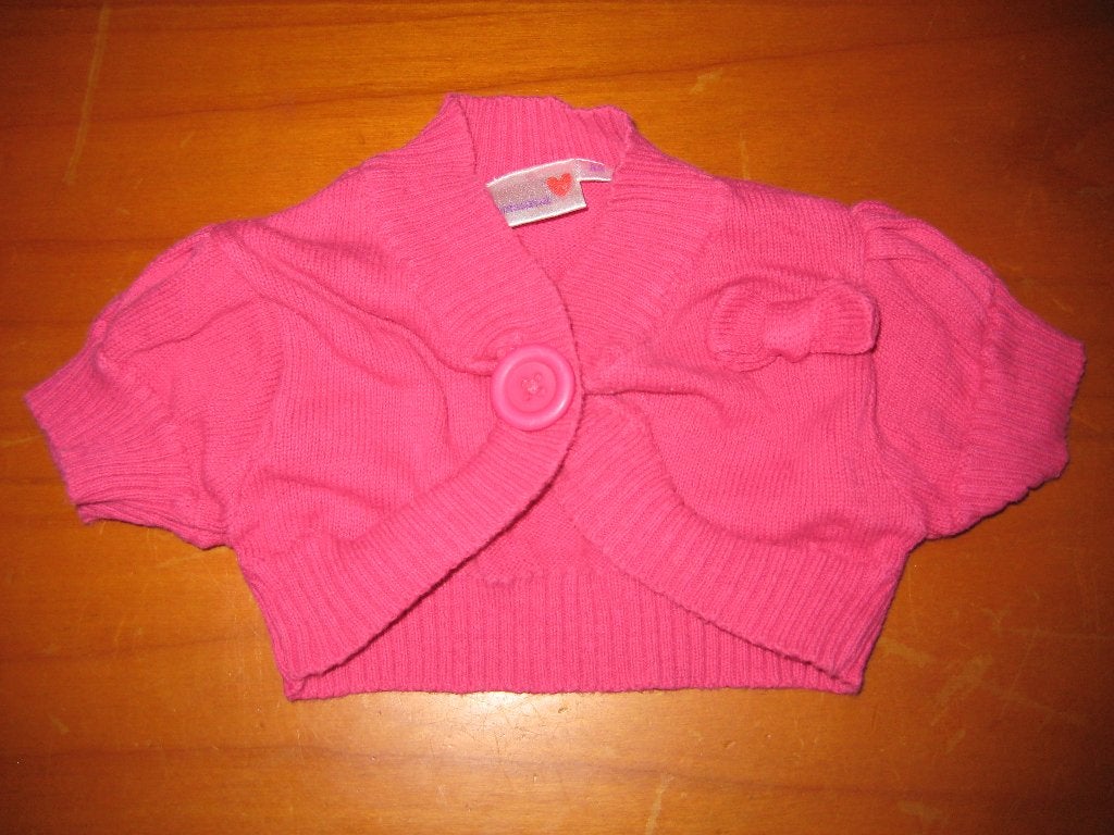 Pink bolero, 62, Prenatal, Ophalen of Verzenden, Zo goed als nieuw, Meisje, Truitje of Vestje