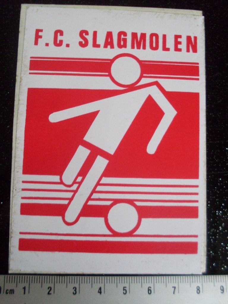 sticker fc slagmolen logo voetbalclub, Verzenden, Zo goed als nieuw, Sport