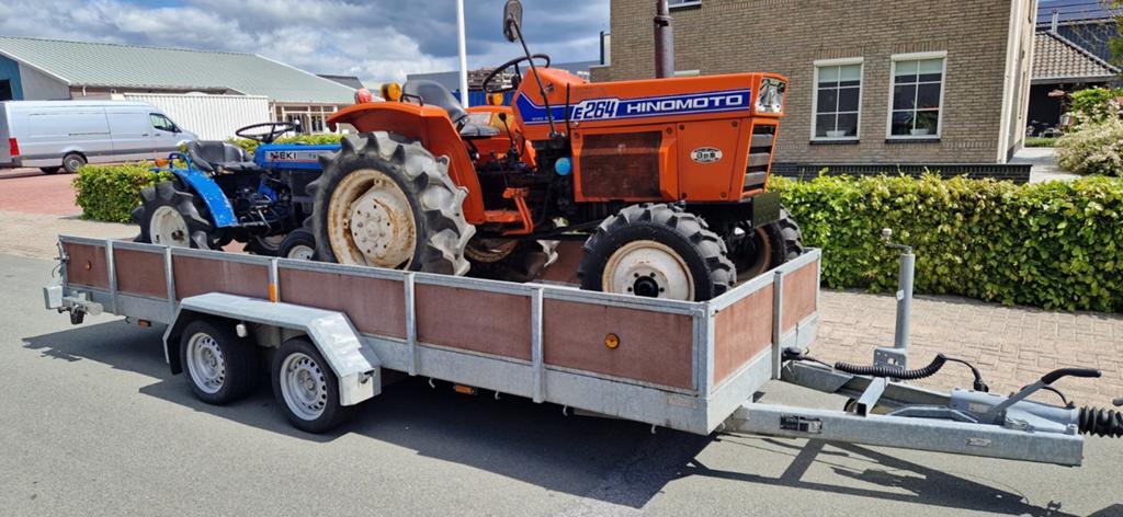 Machinetransporter 3,5 ton  5x1,7 cm aluminium oprijplaten., Auto diversen, Aanhangers en Bagagewagens, Ophalen, Nieuw