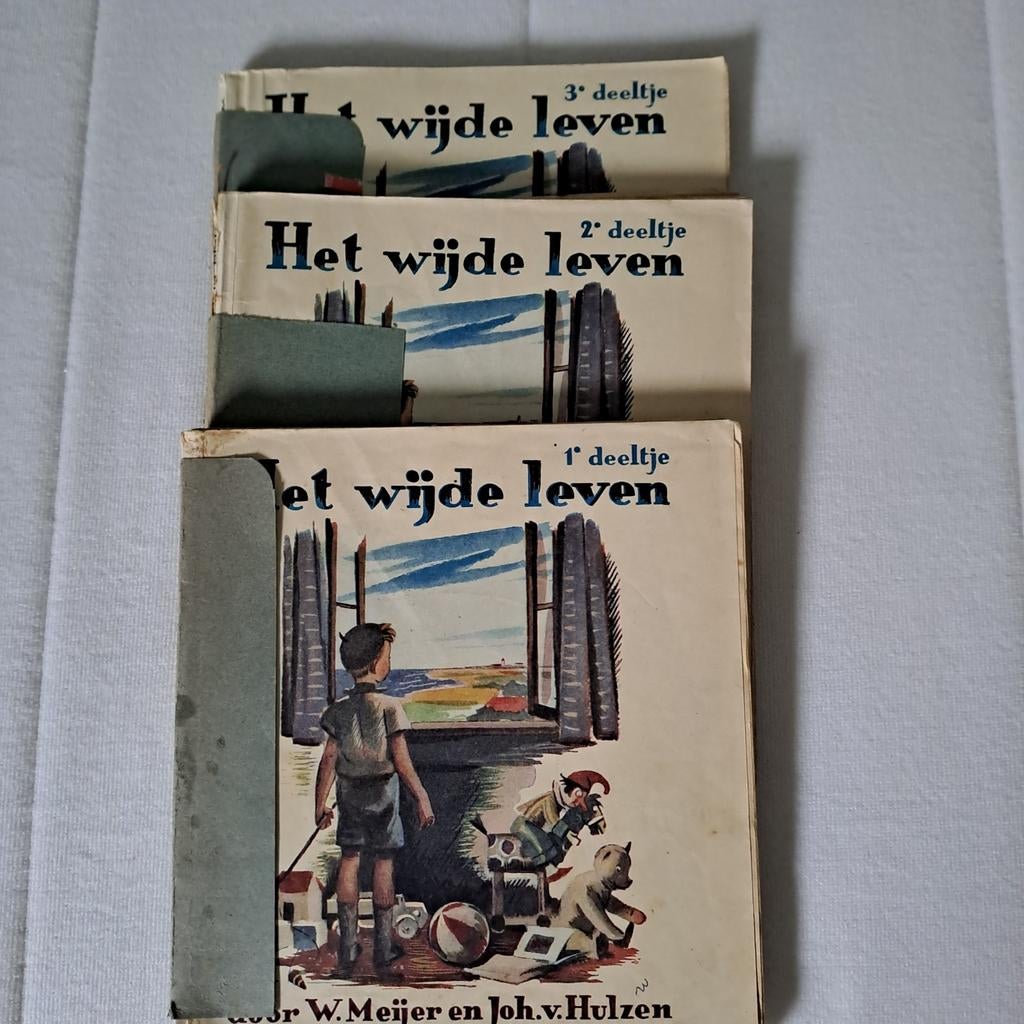 Het wijde leven deel 1 , 2 en 3, Antiek en Kunst, Antiek | Boeken en Bijbels, Ophalen of Verzenden