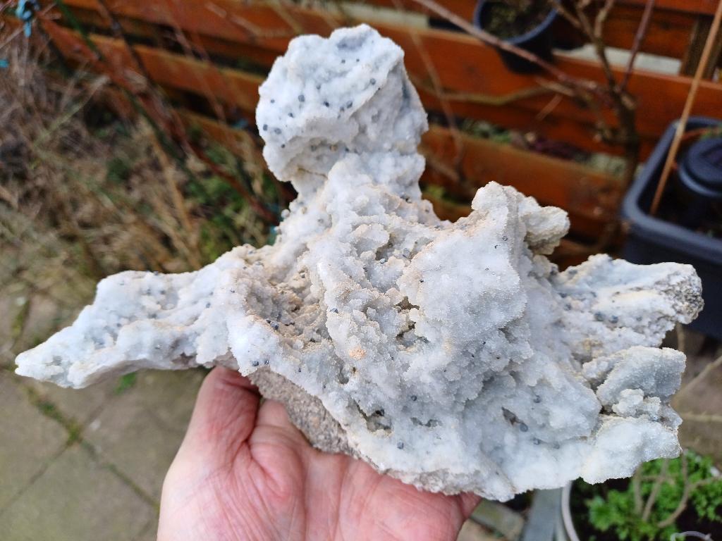 D42-07 Groot stuk Chalcedoon Krushev Dol Madan Bulgarije, Ophalen of Verzenden, Mineraal