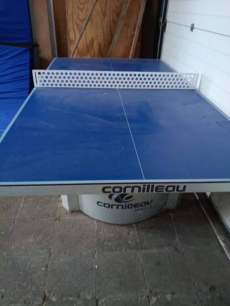 Cornilleau Tafeltennistafel - Binnen & Buiten - Stalen Net, Ophalen of Verzenden