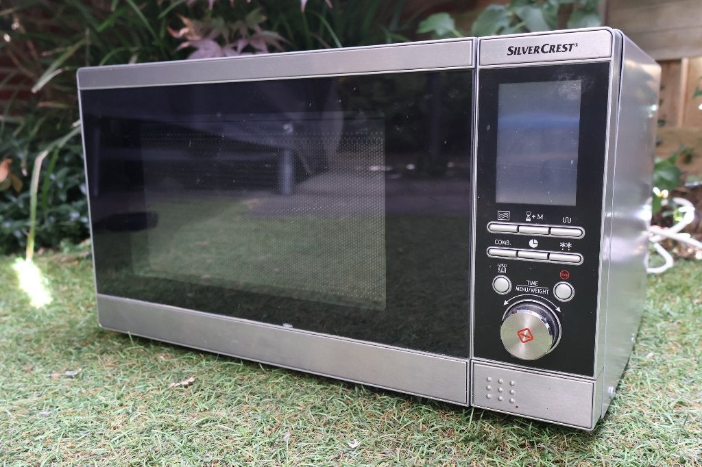 Magnetron Silvercrest met grillfunctie, Ophalen, Grill, Draaiplateau, Magnetron