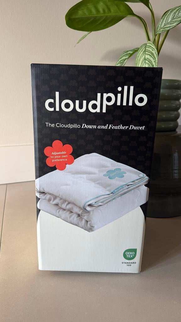 Cloudpillo dons+veren down&feather duvet dekbed 240x220, Wit, Ophalen of Verzenden, Deken of Dekbed, Nieuw
