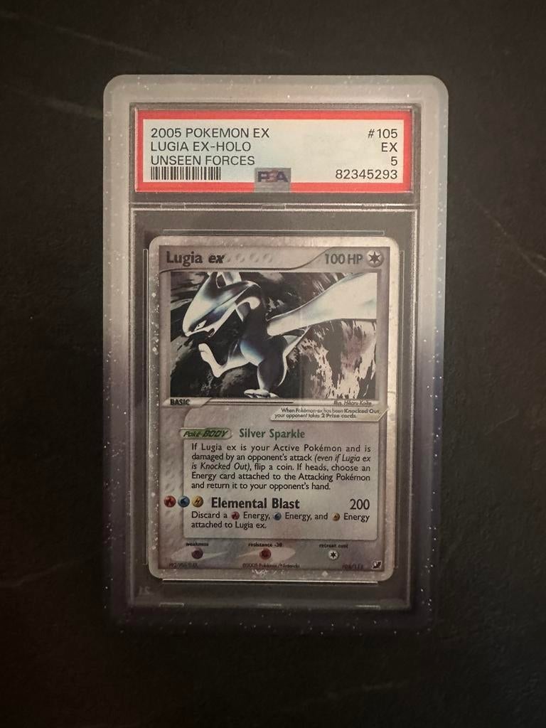 Lugia EX unseen forces PSA 5, Ophalen, Zo goed als nieuw